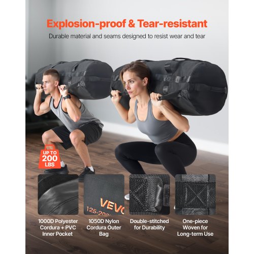 Workout Sandbag Robuste Fitnesstasche für CrossFit und Krafttraining