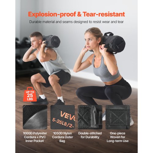 Workout Sandbag Robust Fitness Bag for CrossFit and Weight Training