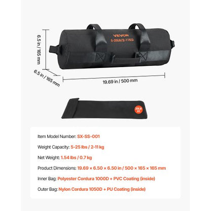 Workout Sandbag Robust Fitness Bag for CrossFit and Weight Training