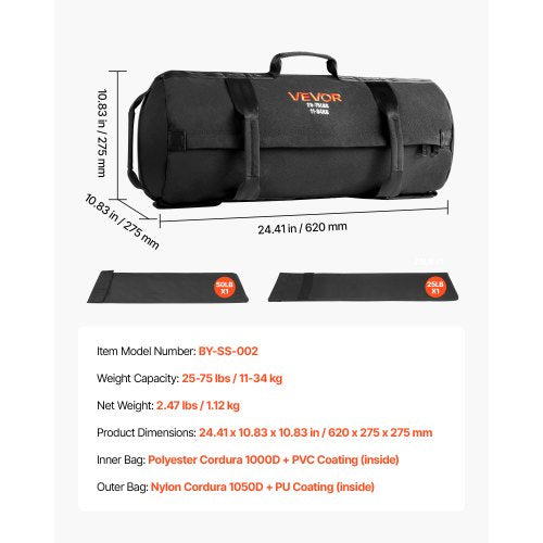 Workout Sandbag Robust Fitness Bag for CrossFit and Weight Training