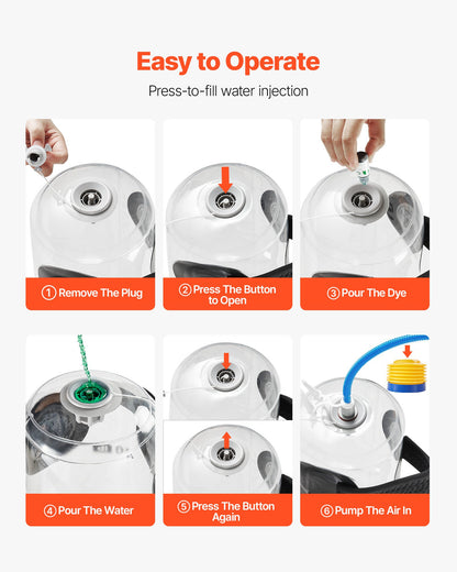 Water Weights Aqua Bag, Large Aqua Bags for Workout, 50 lbs Adjustable Portable Stability Fitness & Full Body Exercise Equipment, for Strength Core and Balance Training, Home Gym Exercise, Clear