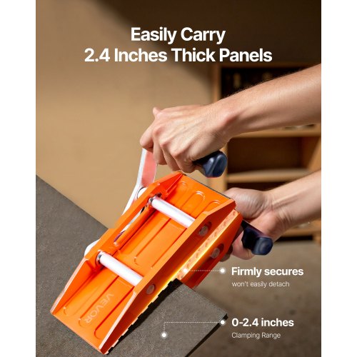Double-Handed Stone Carrier Clamps 660 lbs Granite Panel Carrier