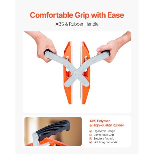 Double-Handed Stone Carrier Clamps 660 lbs Granite Panel Carrier