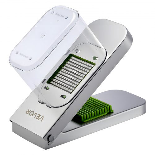 Grönsakshackare Mat Grönsaksskärare 3 Blad Lökskärare med Behållare