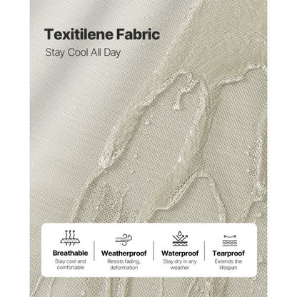 Schäslong för utomhusbruk, 181 kg viktkapacitet, hopfällbar solstol, 5 justerbara lägen, enkel montering, kraftiga poolfåtöljer i aluminium, för strandgård, uteplats |  EU