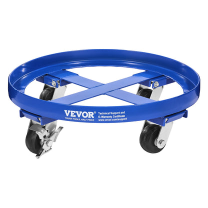 55 Gallon Drum Dolly 2000 lbs Barrel Dolly Cart Drum Caddy 4 Casters