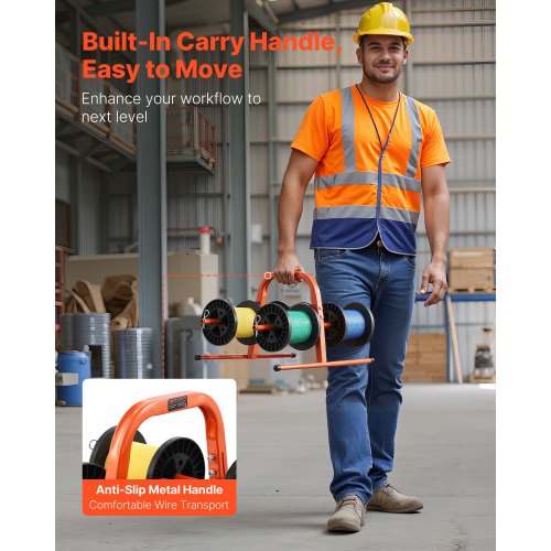 Handhållen trådhållare för upp till 8 spolar Elektrisk Industri Detaljhandel