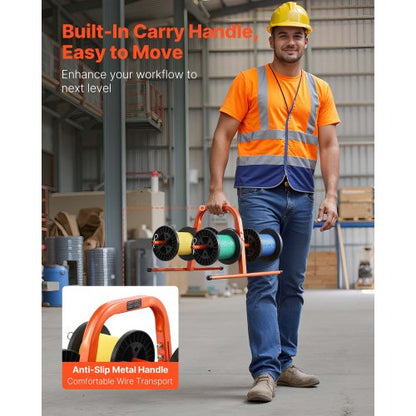 Handhållen trådhållare för upp till 8 spolar Elektrisk Industri Detaljhandel