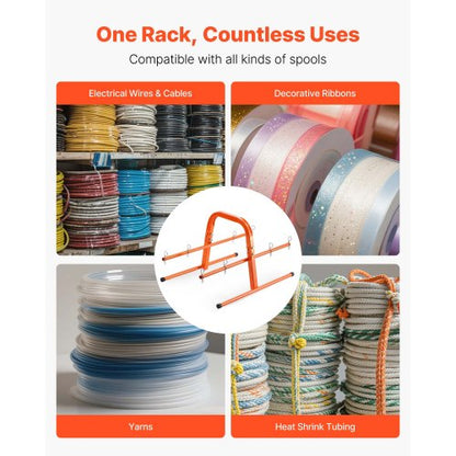 Handhållen trådhållare för upp till 8 spolar Elektrisk Industri Detaljhandel