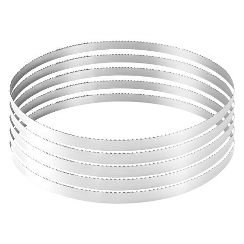 Bandsaw Blade, 150 Inch Length, 4 TPI Band Saw Blade with 18 HRC Hardened Sharp Teeth, SK5 High-Strength Carbon Steel, 0.75 Inch Width, Replacement for Major Woodworking Band Saw Brands, 1 Pack