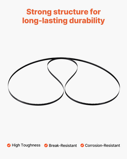 Bandsaw Blade, 60 Inch Length, 6 TPI Band Saw Blade with 15 HRC Hardened Sharp Teeth, SK5 High-Strength Carbon Steel, 0.25 Inch Width, Replacement for Major Woodworking Band Saw Brands, 1 Pack