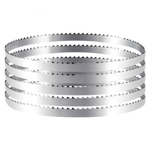 Bandsaw Blade, 72 Inch Length, 4 TPI Band Saw Blade with 18 HRC Hardened Sharp Teeth, SK5 High-Strength Carbon Steel, 0.5 Inch Width, Replacement for Major Woodworking Band Saw Brands, 1 Pack