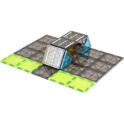 Magnetische Fliesen Magnetisches Bauspielzeug 56 PCS Magnetblöcke für Kinder 3D-Set