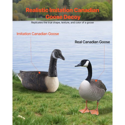 Canada Goose Decoy Outdoor Goose Float with Ultra-Realistic Color 6-Pack