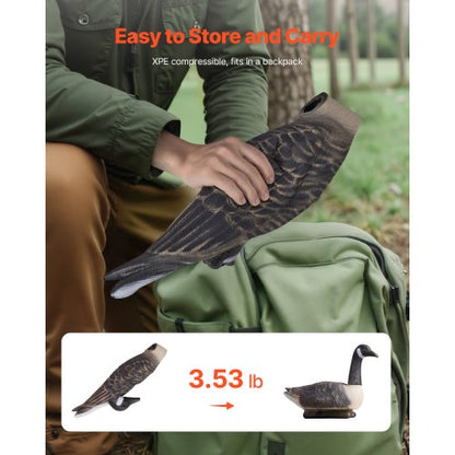 Canada Goose Decoy Outdoor Goose Float with Ultra-Realistic Color 6-Pack