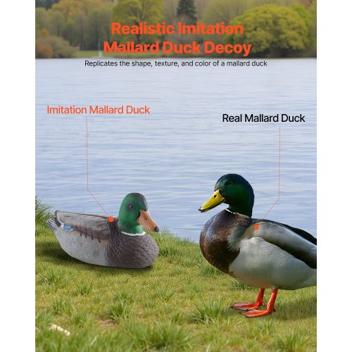Duck Decoy Outdoor Teal Decoy Realistic Plastic Floating Duck For Hunting