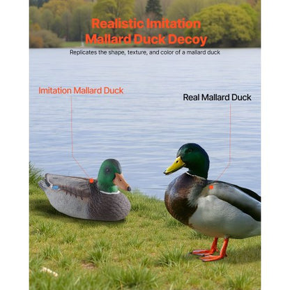 Duck Decoy Outdoor Teal Decoy Realistic Plastic Floating Duck For Hunting