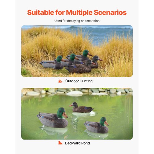 Duck Decoy Outdoor Teal Decoy Realistic Plastic Floating Duck For Hunting