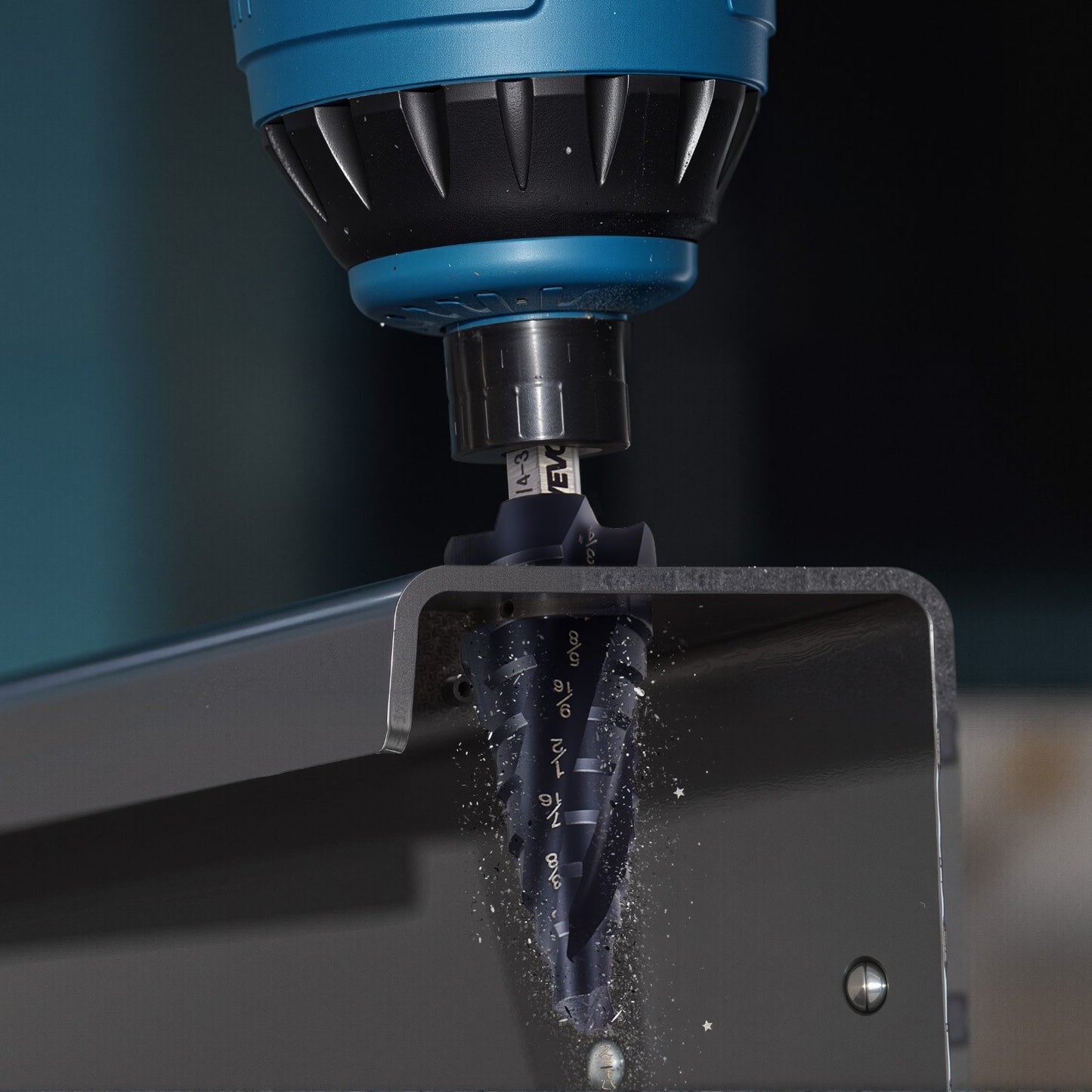 Step Drill Bit Set, 1/8 - 7/8 inch, 3 Pieces Step Drill Bits, 1/4 inch Hex Shank, TiAlN Coating Cobalt HSS High Speed Steel, for Metal, Stainless Steel, Aluminum, Wood, Plastic, Fiberglass