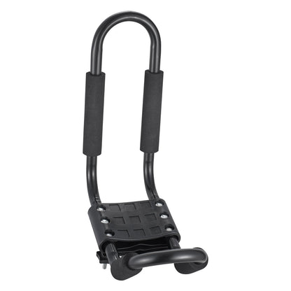 Kayak Roof Rack 2 Pairs J-Bar, Soft Roof Rack, Top Mount Tie Down, Carrier for Kayak, Surfboard, Canoe, SUP, Ski Board, Mount on Car, SUV, Truck, 2 Kayaks