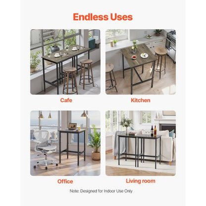 24 Zoll Stehtischhöhe Pub Tisch Cocktail Kaffee Theke Küche Esszimmer