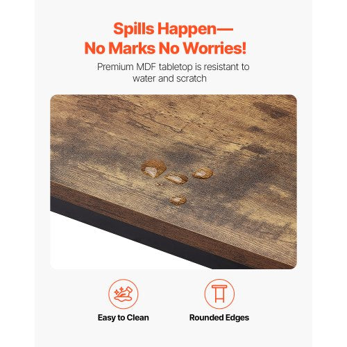 Barbordshöjd Pubbord Cocktaildisk Kök Matsal 135x33x91 cm