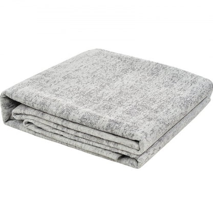 Großer Teppich 3x4,5 m rutschfeste und reißfeste Bodenmatte modern grau