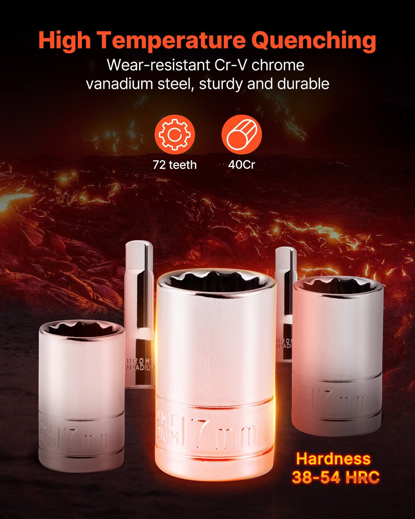 Mechanics Tool Set and Socket Set, 1/4" 3/8" 1/2" Drive Deep and Standard Sockets, 450 Pcs SAE and Metric Mechanic Tool Kit with Bits, Hex Wrenches, Combination Wrench, Accessories, Storage Case