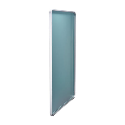 Square Wall Mounted Mirror 32" x 72" Mirror with Aluminum Alloy Frame