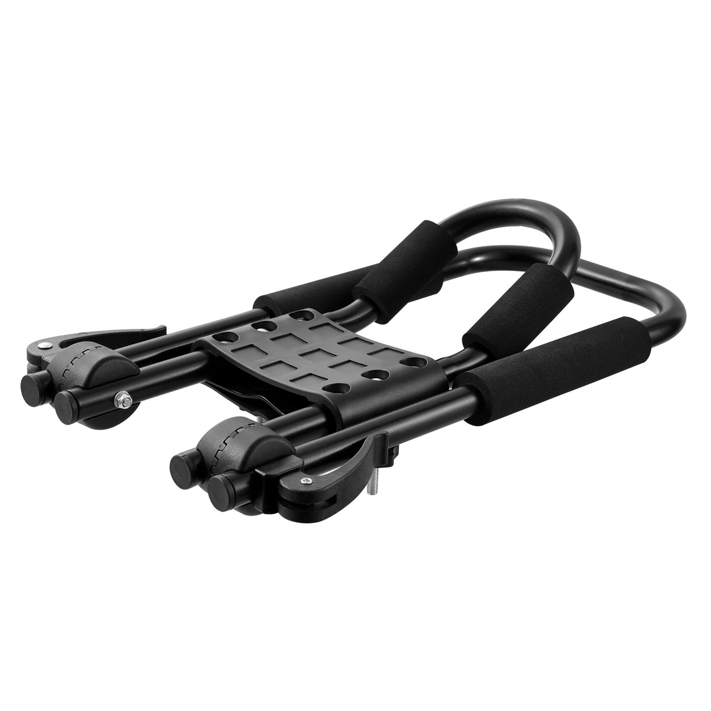 Kayak roof rack 2 pairs J-Bar, soft roof rack quick-folding, top-mounted attachment, carrier for kayak, surfboard, canoe, SUP, ski board, mount on car, SUV, truck, 2 kayaks