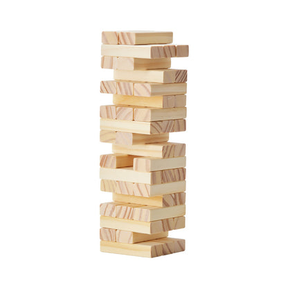 Tumbling Timber Spielzeug 54 Blöcke Tumbling Tower Blocks Spiel Kiefernholzkiste