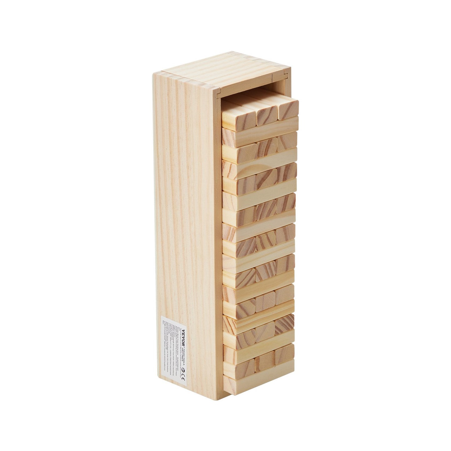 Tumbling Timber Spielzeug 54 Blöcke Tumbling Tower Blocks Spiel Kiefernholzkiste