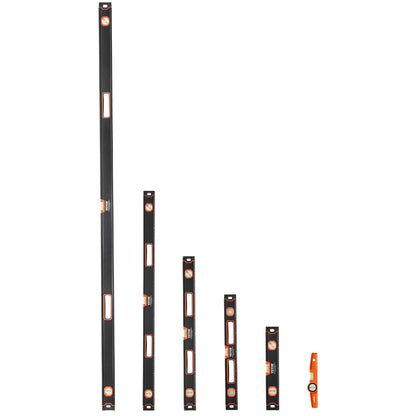 6 PCS Magnetic Torpedo Level 78/48/32/24/16/10 In Leveler with Bubble Bottle