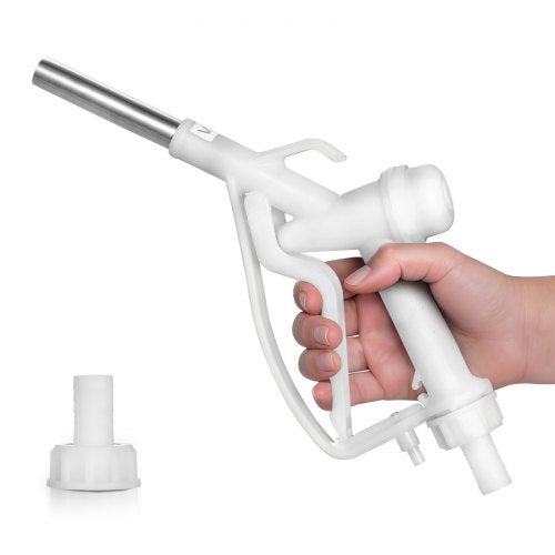 3/4-Inch Barb Diesel Exhaust Fluid Nozzle, Max Flow Rate 14.5 GPM, Plastic Dispenser Nozzle with 3/4-Inch (OD=19 mm) Spout, Lightweight & Portable, Used for Urea, Industrial Fluids, White