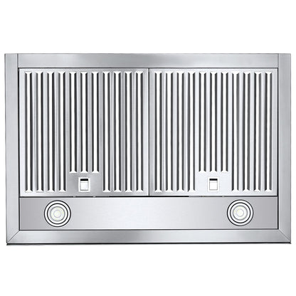 Under Cabinet Range Hood, 30 Inch Kitchen Vent Hood, 900CFM Dual Motors Stainless Steel Stove Hood, with Gesture & Touch Control, LED Light, and 4-Speed Exhaust Fan