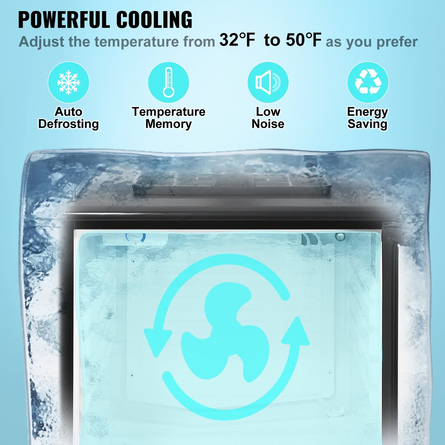 Beer Kegerator, Dual Tap Draft Beer Dispenser, Full Size Keg Refrigerator With Shelves, CO2 Cylinder, Drip Tray & Rail, 32°F- 50°F Temperature Control, Holds 1/6, 1/4, 1/2 Barrels, Black