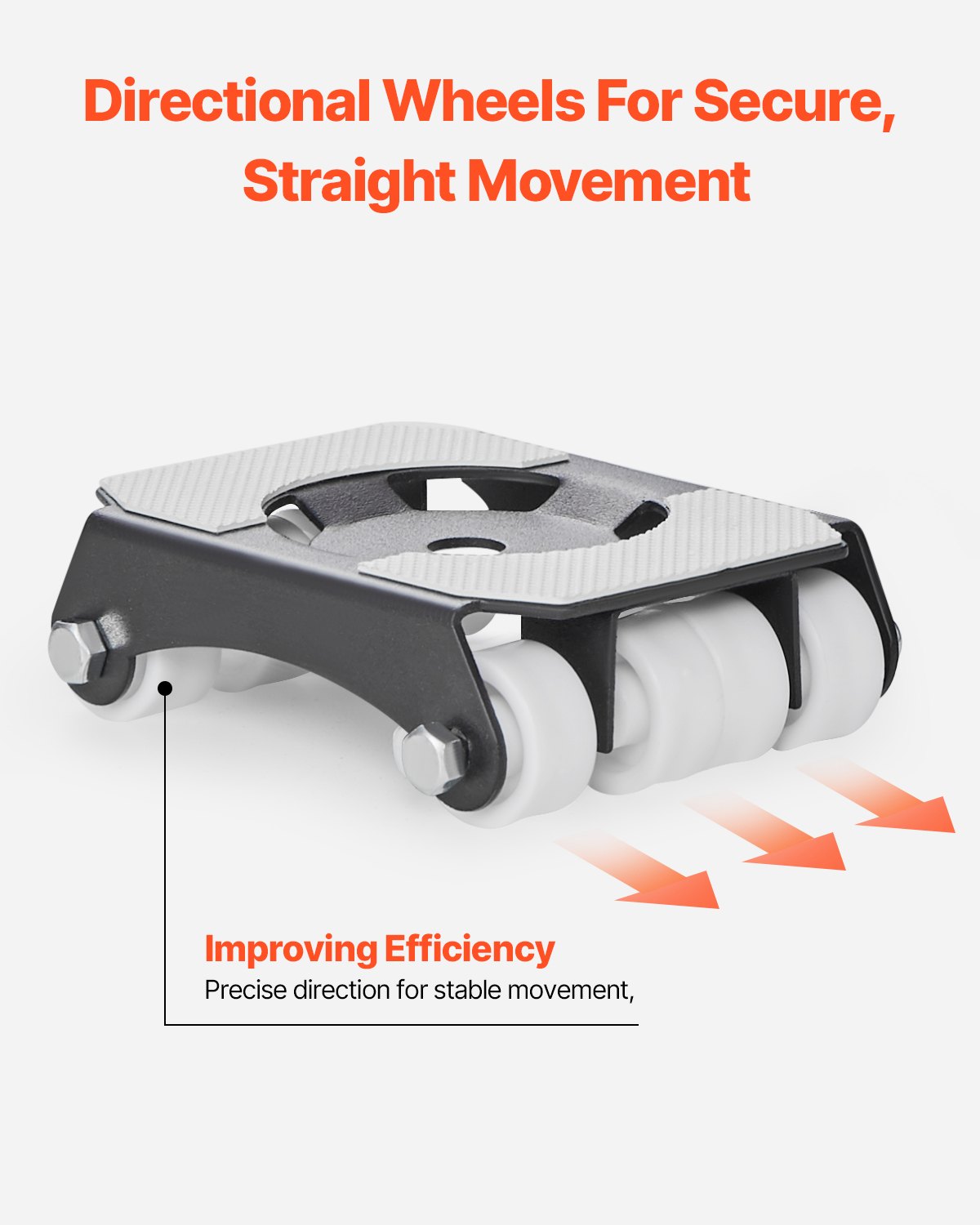 Furniture Dolly Heavy Duty Möbelflyttare med hjul 750 lbs Kapacitet