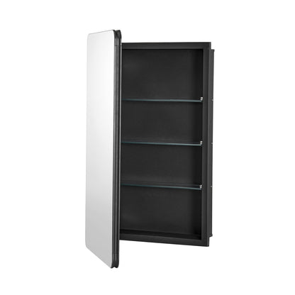 Medizinschrank, 41,9 x 69,1 cm, Spiegel, Medizinschrank, verstellbare Regale
