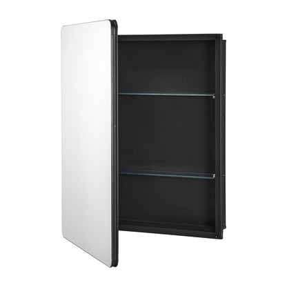 Medizinschrank, 61 x 76,2 cm, Spiegel, Medizinschrank, verstellbare Regale