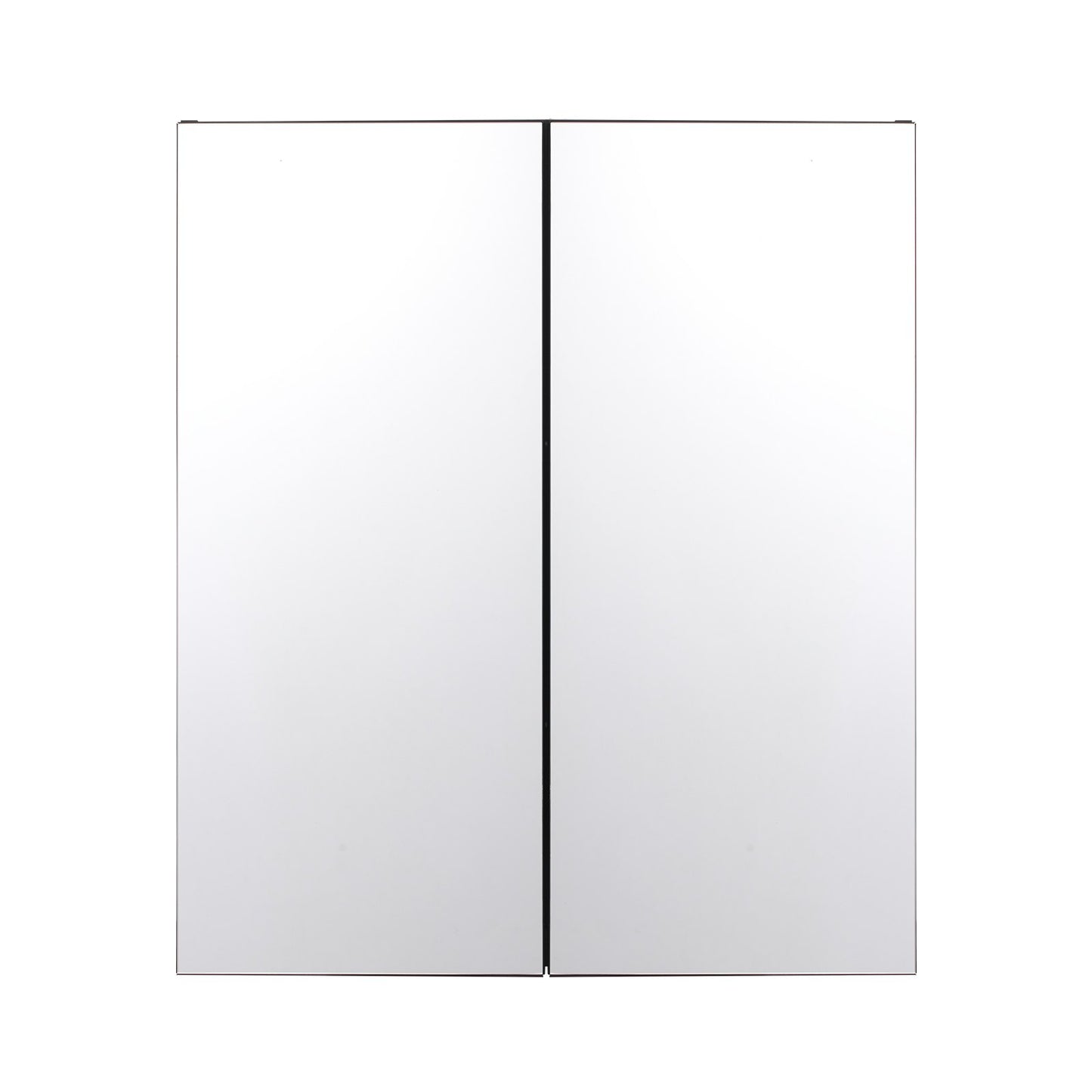 Medizinschrank, 66 x 76,2 cm, Spiegel, Medizinschrank, verstellbare Regale