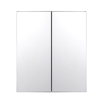 Medizinschrank, 66 x 76,2 cm, Spiegel, Medizinschrank, verstellbare Regale