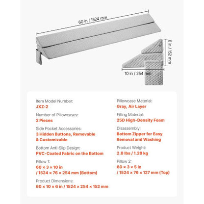 Kilkudde för huvudgavel 152 x 25 x 15 cm Fyllnadsmaterial för glipor på 0-18 cm |  EU