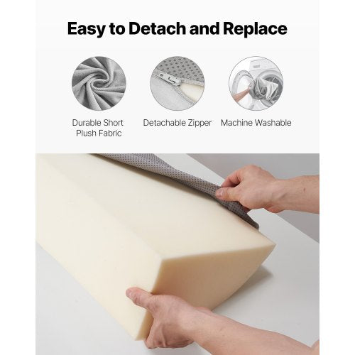 Sängkilkudde 190x25x15 cm Plyschfyllnad för sänggavel, fyller 0-18 cm springa |  EU