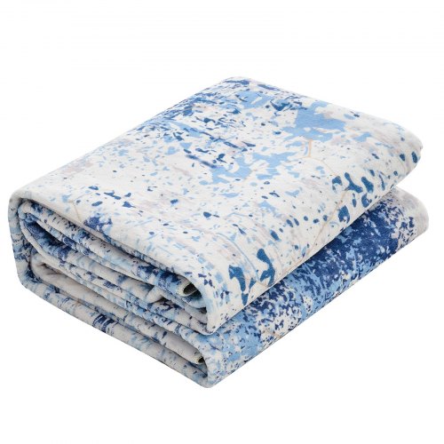 Stor Matta 1,5x2,1 m Halkfri och rivtålig Golvmatta Modern Blå