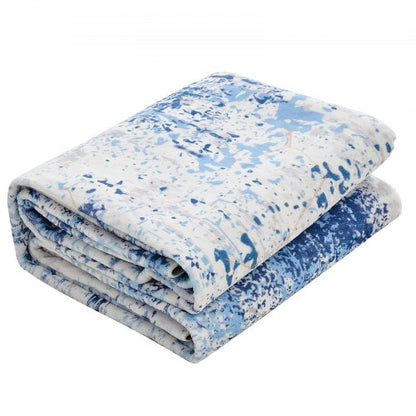 Stor Matta 1,5x2,1 m Halkfri och rivtålig Golvmatta Modern Blå