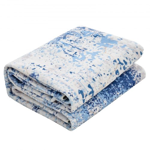 Stor Matta 1,5x2,1 m Halkfri och rivtålig Golvmatta Modern Blå