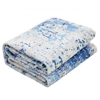 Stor Matta 1,5x2,1 m Halkfri och rivtålig Golvmatta Modern Blå