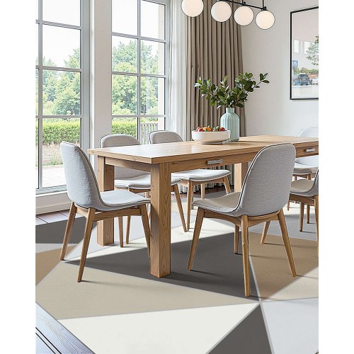 Stor Matta 1,5x2,1m Halkfri Golvmatta Modern Antracitgrå