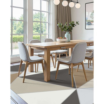 Stor Matta 1,5x2,1m Halkfri Golvmatta Modern Antracitgrå