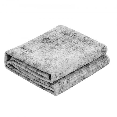 Großer Teppich 1,8x2,7 m rutschfeste und reißfeste Bodenmatte Bohemian Grau